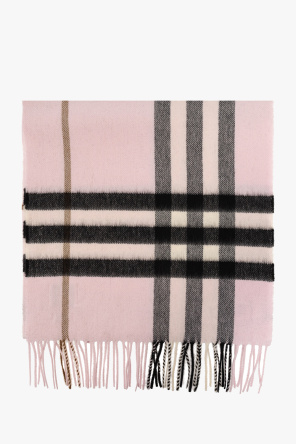 【関税&送料込】Burberry Burberry Cashmere Scarf With Giant Burberry Washed Giant Check Cashmere Scarf | Saks Fifth Avenue